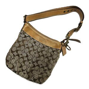 COACH bag No. L0682-10402 small classic canvas shoulder bag